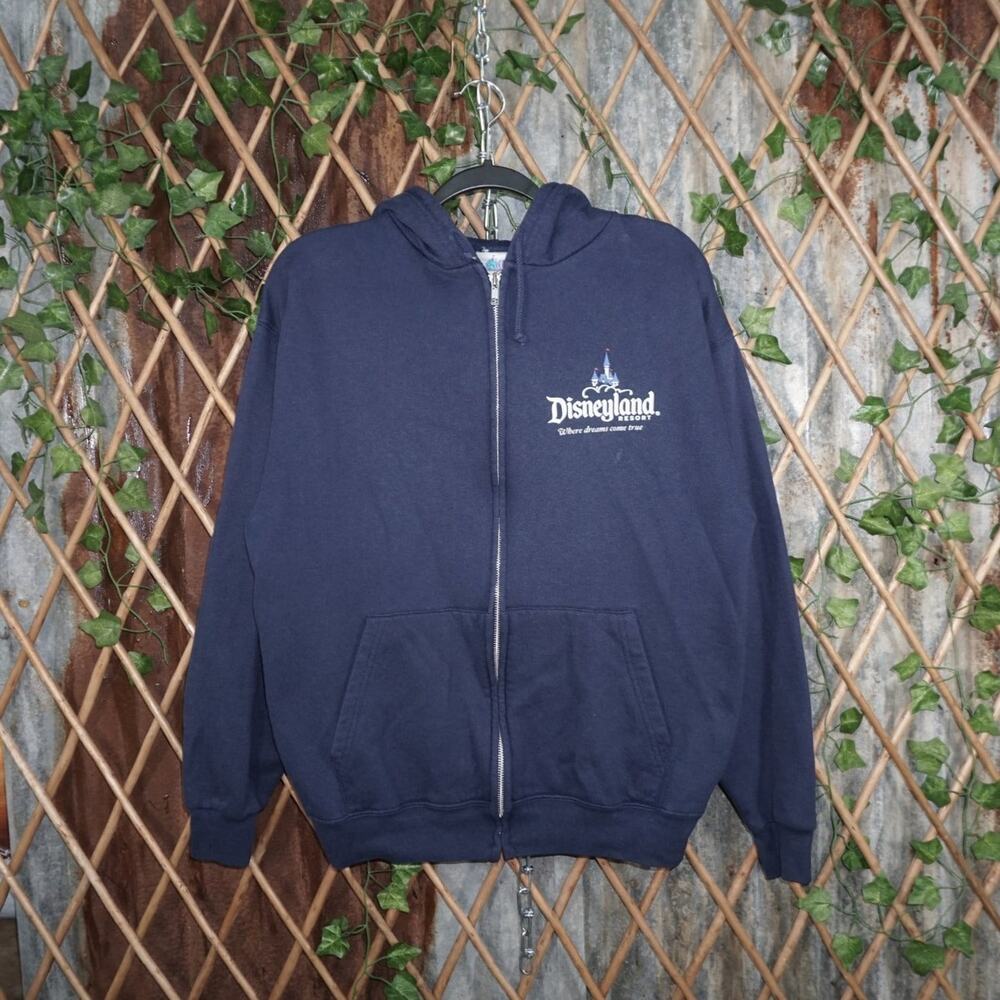 M - Vintage Y2K Disney Hoodies disneyland resort where